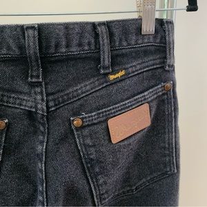 Vintage Wrangler Denim Jeans | High Rise Dark Wash Straight Leg